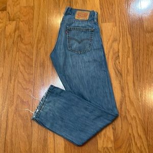 Levi’s 514 29 x 30 mens jeans faded pockets